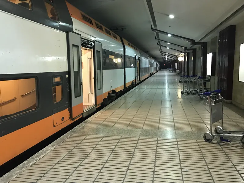 Train station at Casablanca Mohammed V Airport